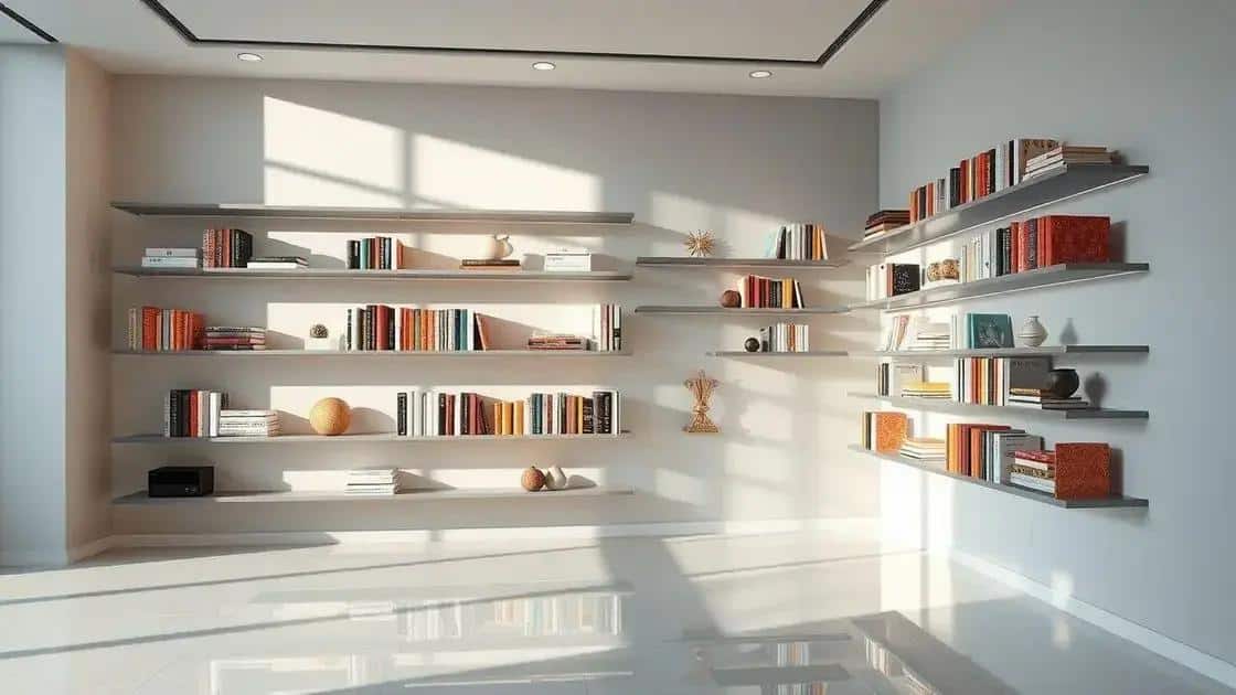 vantagens de usar prateleiras invisíveis na decoração vantagens de usar prateleiras invisíveis na decoração