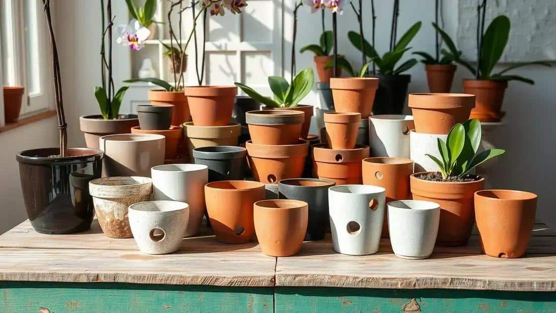 escolhendo o vaso certo para orquídeas escolhendo o vaso certo para orquídeas