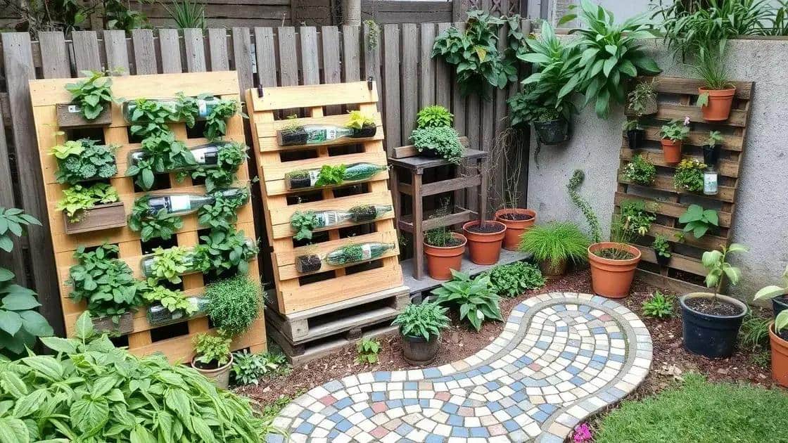 Reaproveitamento de materiais para o paisagismo Reaproveitamento de materiais para o paisagismo