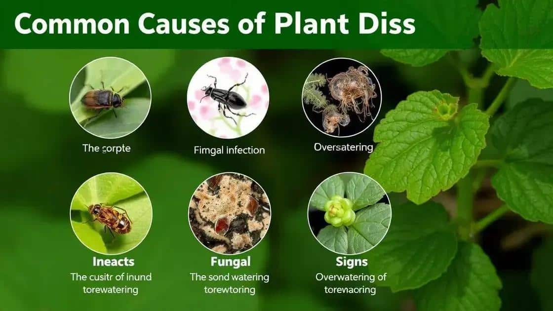 Causas comuns de doenças em plantas Causas comuns de doenças em plantas