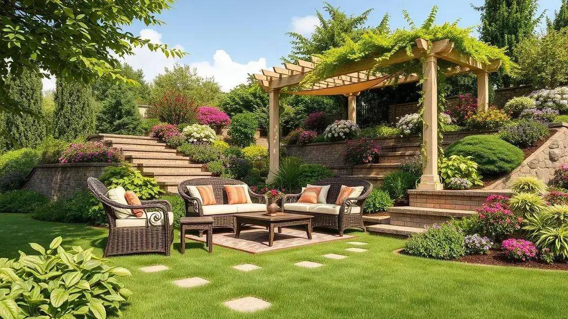 Como criar espaços de descanso e lazer em terrenos inclinados Como criar espaços de descanso e lazer em terrenos inclinados