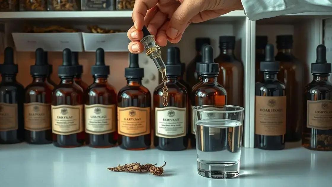 Armazenamento e uso das tinturas Armazenamento e uso das tinturas