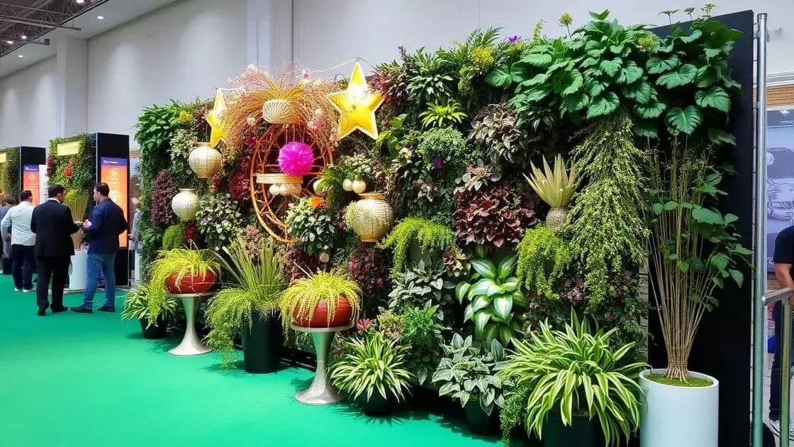 Dicas para montar um jardim vertical em eventos
