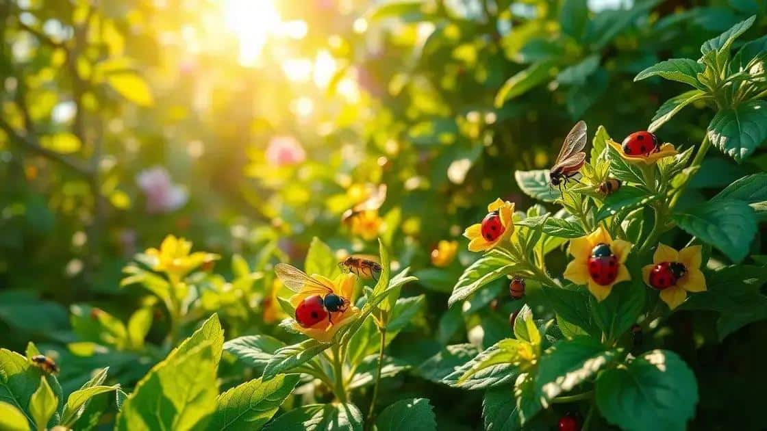 Vantagens do controle biológico para o seu jardim