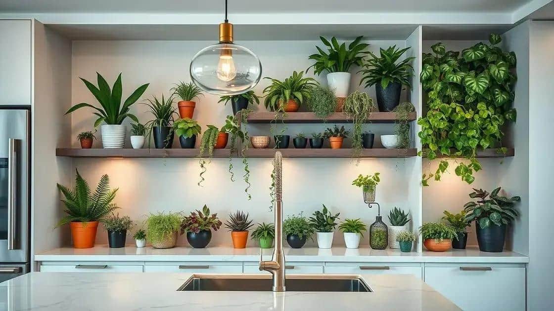 Como harmonizar plantas com a estética da cozinha Como harmonizar plantas com a estética da cozinha