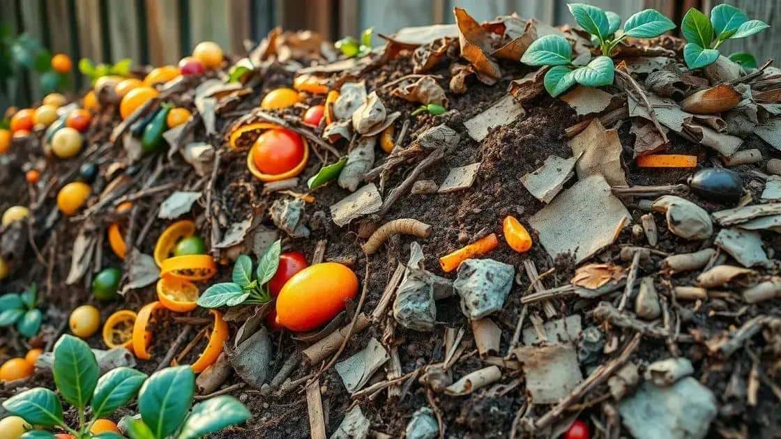 Tipos de resíduos que podem ser compostados Tipos de resíduos que podem ser compostados