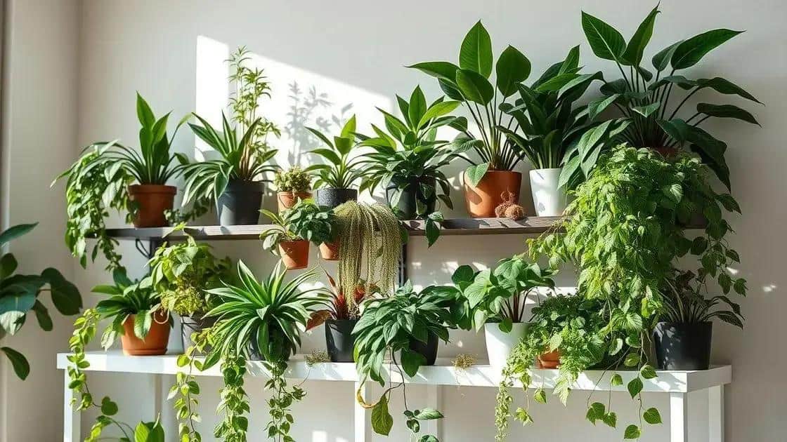 Como organizar suas plantas em prateleiras