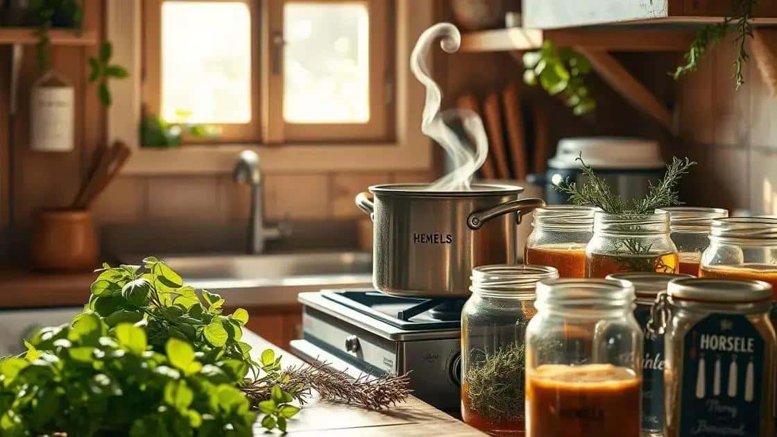 Como preparar seu próprio xarope de ervas