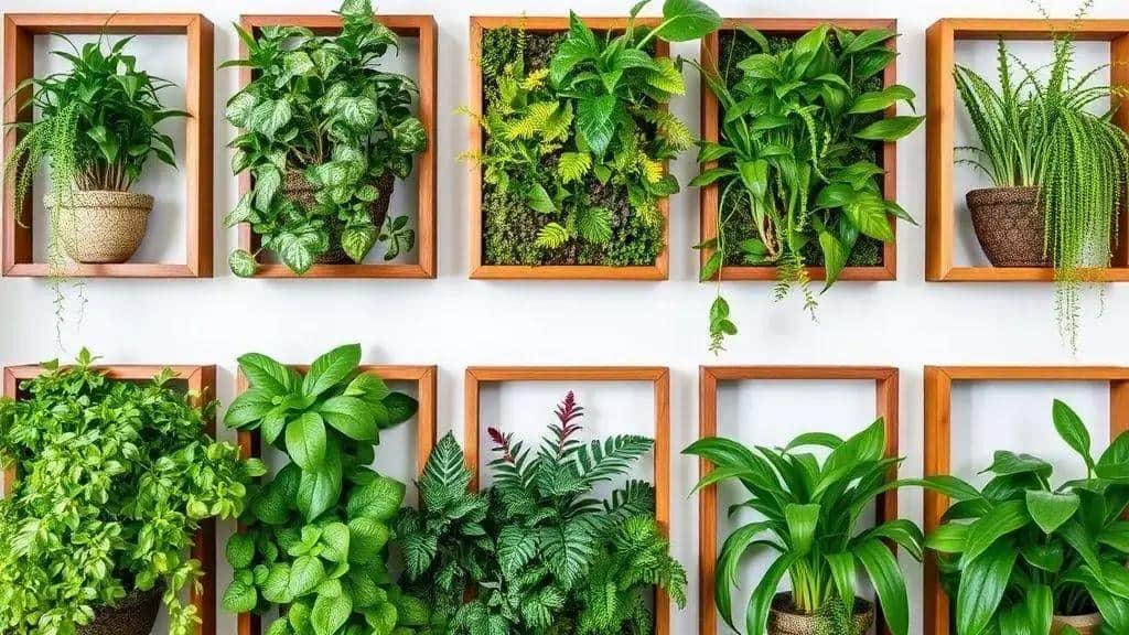 Como escolher as plantas ideais para quadros vivos