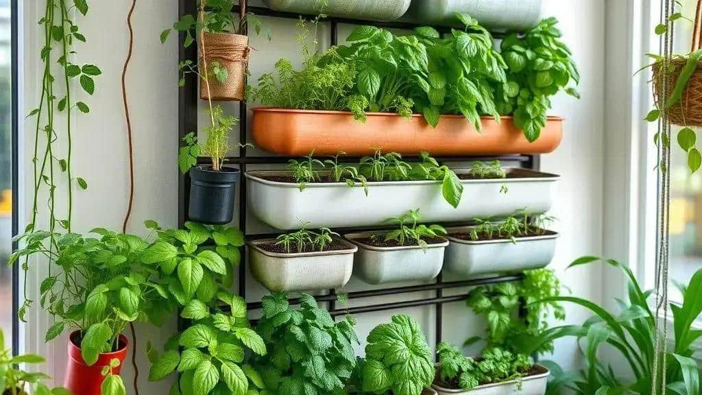 O que é uma horta vertical para interiores?