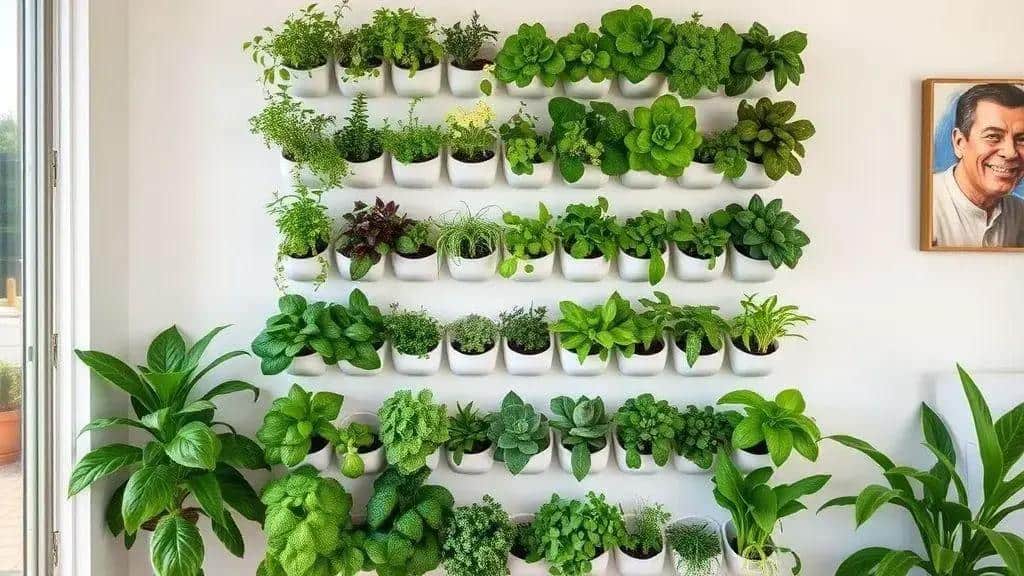 Vantagens de cultivar uma horta vertical em casa