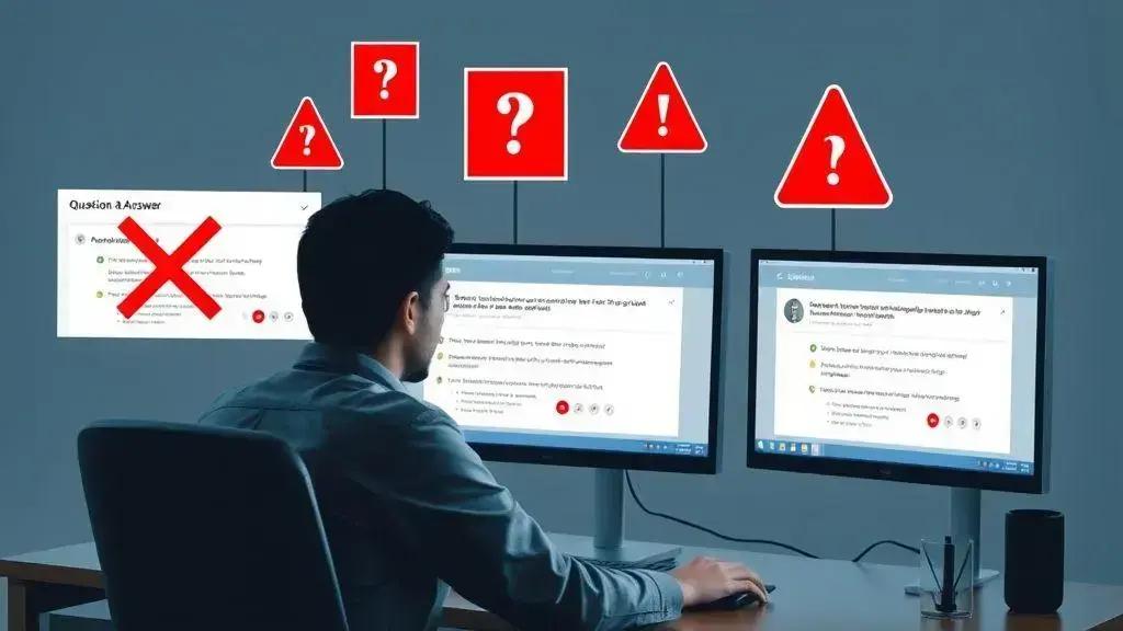 Erros comuns ao usar plataformas de perguntas e respostas Erros comuns ao usar plataformas de perguntas e respostas