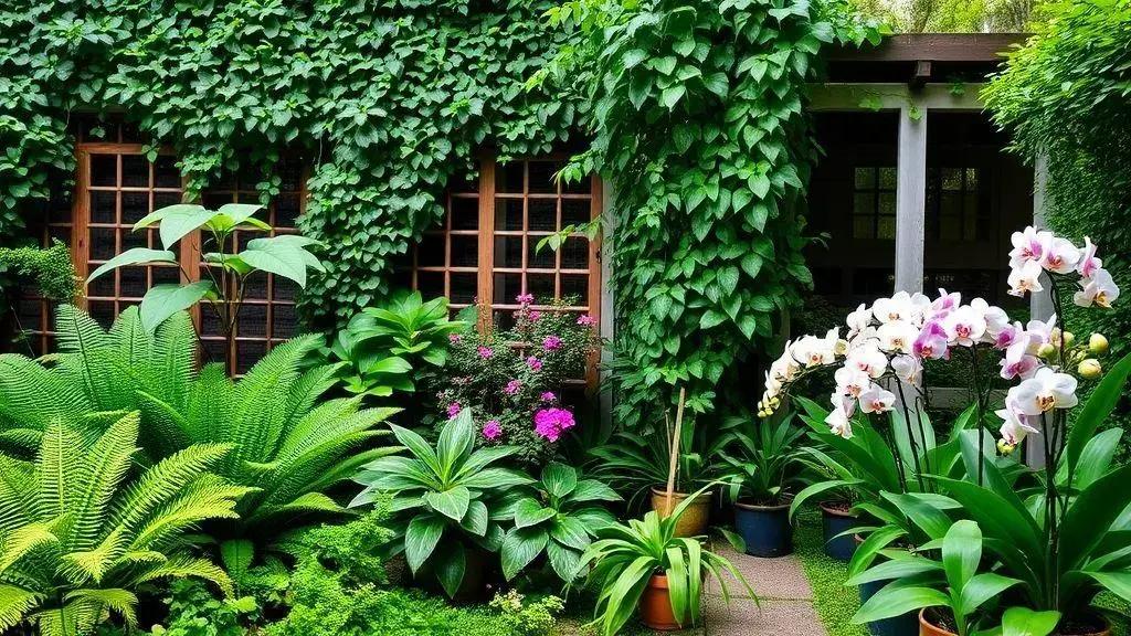 As melhores plantas para sombra e como usá-las