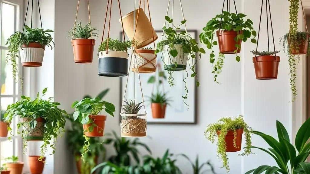 Dicas para decorar com vasos suspensos Dicas para decorar com vasos suspensos