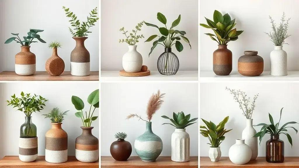 Combinações de vasos com estilos de interiores Combinações de vasos com estilos de interiores