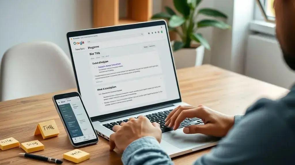 Título, slug e meta description que convertem Título, slug e meta description que convertem