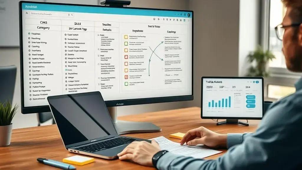 Checklist prático para reorganizar taxonomias sem perder tráfego
